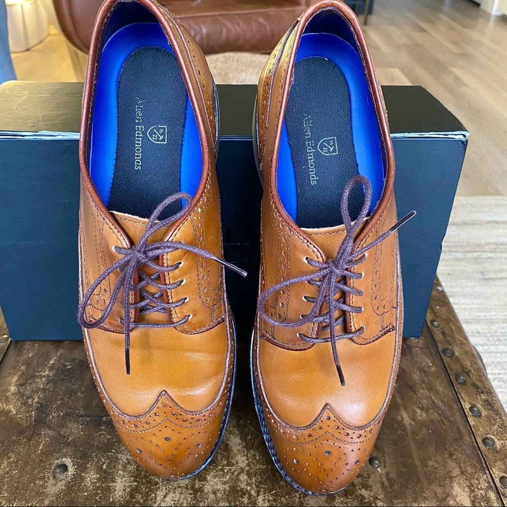 Allen Edmonds McAllister Wingtip Oxford with Dainite Rubber Sole - Picture 8 of 10